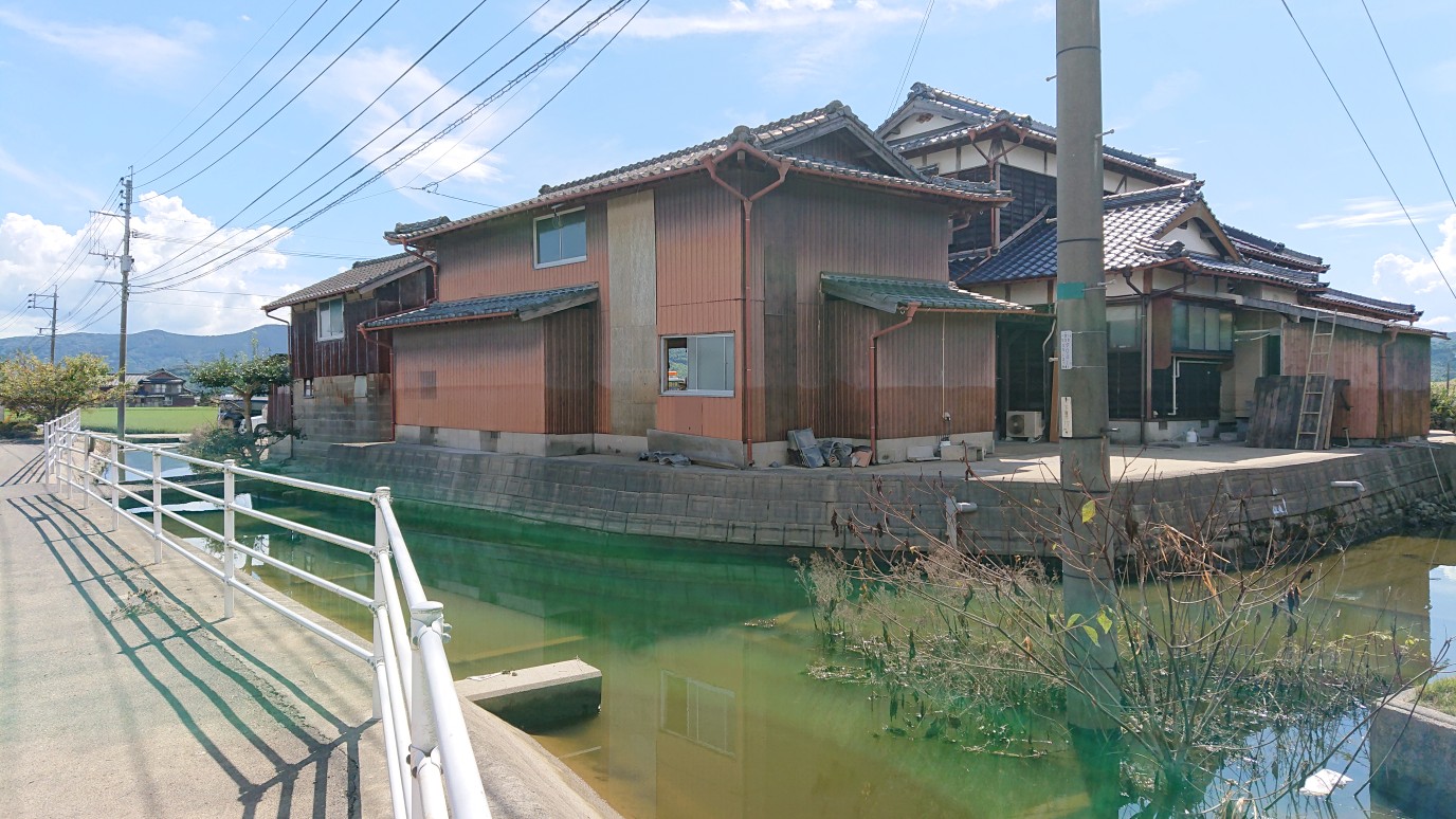 水害に見舞われた武雄市の住宅